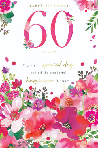 Picture of HAPPY BIRTHDAY 60 TODAY CARD
